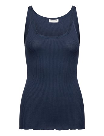 Rosemunde | Rwbelle Silk U-Neck Strap Elastic T | S