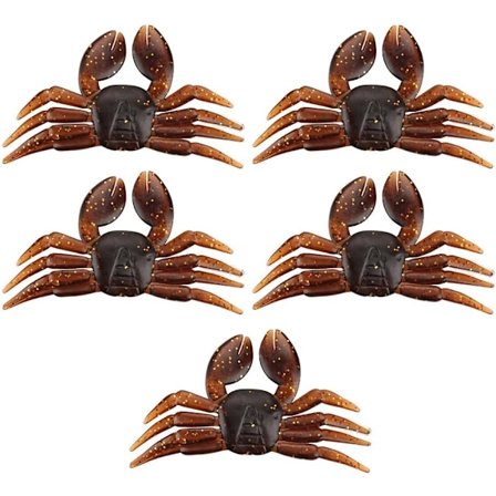 5 stk./parti blødt fiskeagn, realistisk agn fisk tackle orm orm