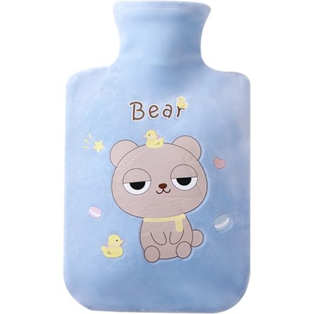 1 Liter Vinter Vann Injeksjon Varmtvannsflaske Varm Kompress Bel