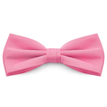 Gotowa muszka w kolorze odważnego różu dla mężczyzn - Muszki gotowe do noszenia