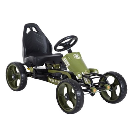 Rootz barn gokart - Grön - Metall, Plast - 41,34 cm x 21,26 cm x 24,01 cm