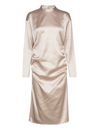 Lisbon Drape Dress Cream DESIGNERS, REMIX