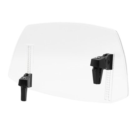 Moottoripyörän tuulilasin jatke tuulisuoja säädettävä clip-on tuulilasi yleismallinen useimmille moottoripyörille ja crossipyörille, joissa on 