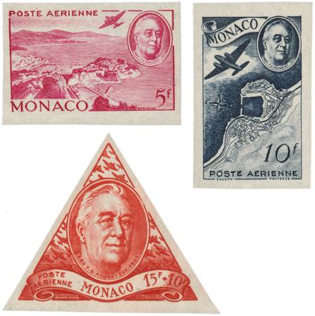 Monaco 1946 - YT PA19/PA21 - Postfrisk