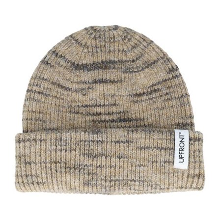 Upfront - Beige cuff Beanie - Elm Beanie Light Brown Cuff @ Hatstore