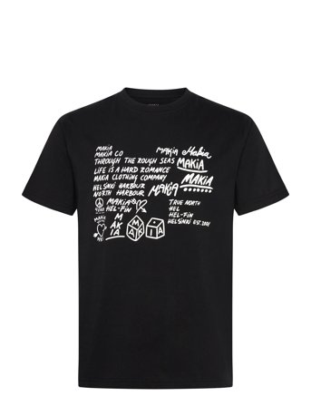 Makia Book T-Shirt - Black - XL