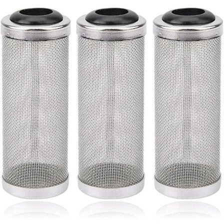 3 stk. Akvariefilterbeskyttelse, 16 mm net beskytter fisk og rejer, forhindrer dem i at blive suget ind i filteret, kompatibelt med de fleste mærker