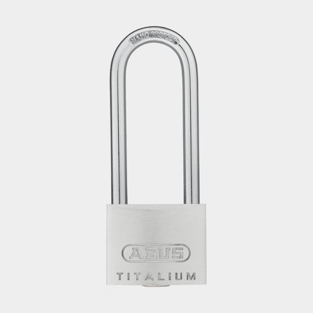 Cadenas ABUS 64TI/40HB63, avec anse longue, Ø6.5 mm, argent