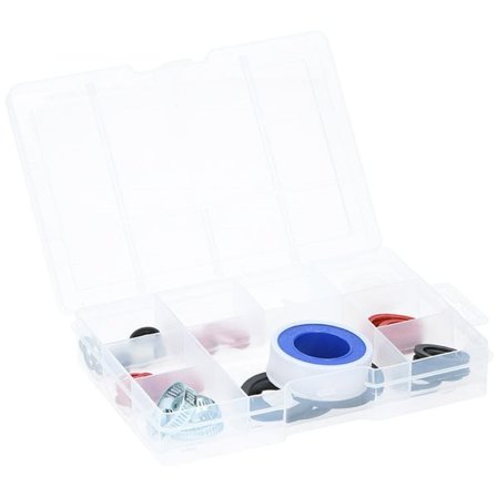 Sett med brett og slangeklemmer 86 deler