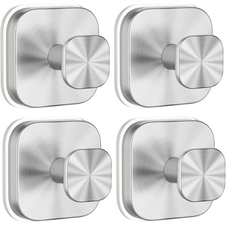 4-pak Vægkroge med sugekop – Kraftige sugekopkroge til ophængning af håndklæder, frakker og julekranse_TF_TF