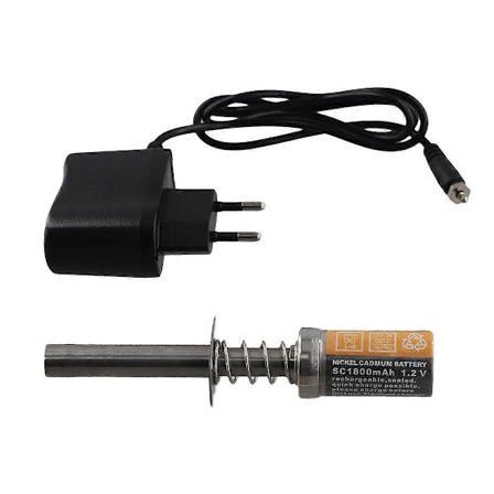 Til RC Nitro 1.2 V 1800MAH 3600mah Gløderørsstarter Egnet til RC Bil 1/8 1/10 80101 Genopladelig Oplader, EU Stik