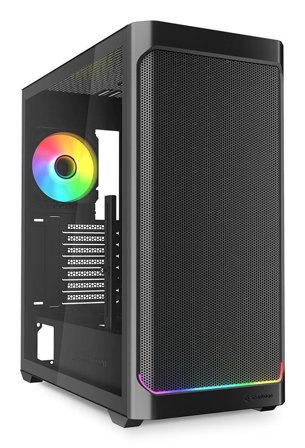 Sharkoon Ak4W Rgb Strip Midi Tower