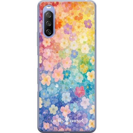 Kompatibelt Mobildeksel til Sony Sony Xperia 10 III Cactus and Friends – RainbowBloom