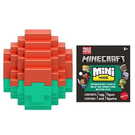 Minecraft Mini Mode Spawn Egg med figur