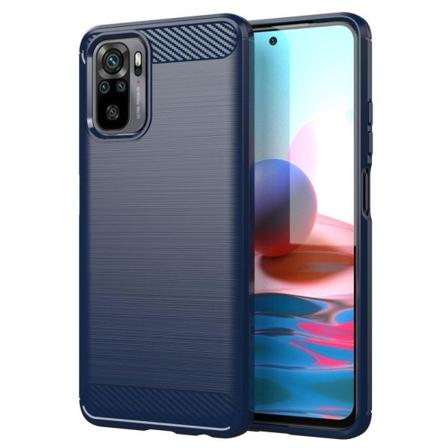 Xiaomi Redmi Note 10s Stöttåligt Skal - Anti-impact Carbon Blå