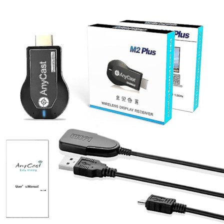 TV:n langaton näyttötikku vastaanotin HDMI-sovitin Anycast M18 M12 M9 Plus:lle (FMY)