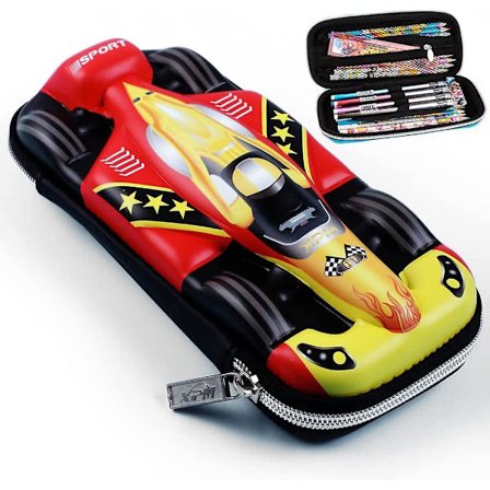 Ubiuo Pennal Etui Bil Superbil Penneboks 3d Eva Stor Kapasitet Organizer Stasjonær Til Barn Gutter Student Tegneserie Pennal Barn Leker