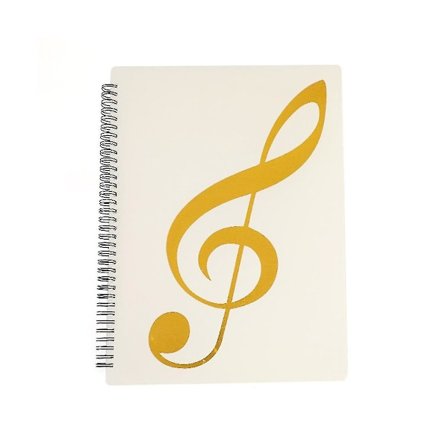 Nodemappe, 60 siders kapacitet, nodemappe/holder, passer til Letter Size A4, skrivbar & De