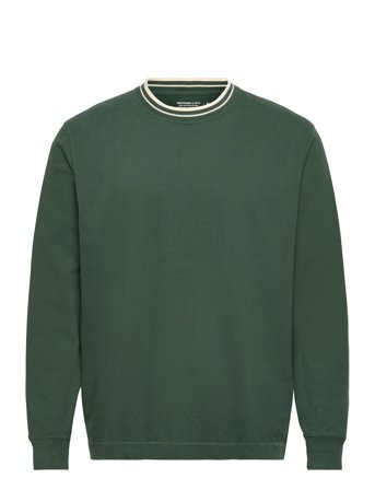 Abercrombie & Fitch Long Sleeve Premium Heavy Weight Tee - Green - L