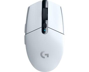 Logitech G305 Lightspeed Wireless Mouse - White - Lättviktig gamingmus med 250 timmars batteritid - Trådlös gamingmus