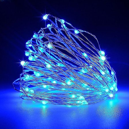 5-pak Fairy 5m 50 LED Batteridrevne Lyslenker Vanntette