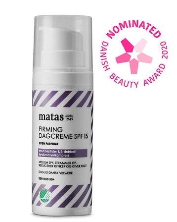 3 for 2 - Matas Striber Firming Dagcreme SPF 15 til Tør Hud Uden Parfume 50 ml, Skincare, Ansigtspleje, Dagcreme