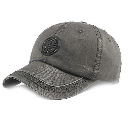 Retro Unisex Tvättad Sliten Hatt Bomull Dam Hästsvans Basebollkeps Pappa Solhatt