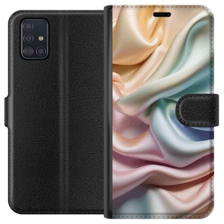 Kompatibelt Plånboksfodral till Samsung Samsung Galaxy A51 Silke