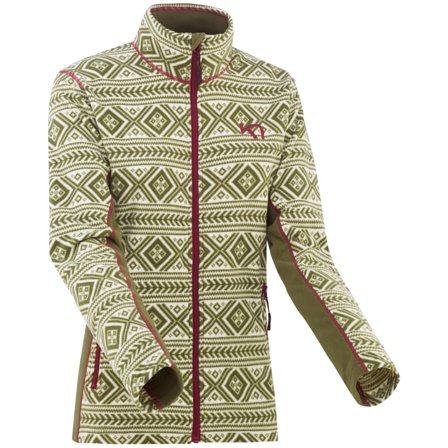 Kari Traa Women's Olga Fleece Mid layer tops Green S