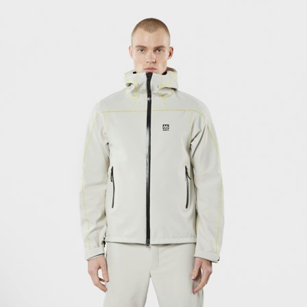 66 North men's Men's Vatnajökull Polartec Power Shield Pro Softshell Jacket Jackets & Coats - Dark Stone - L