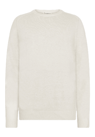 Knowledge Cotton Apparel Field O-Neck Knit T-shirts Herr Beige M