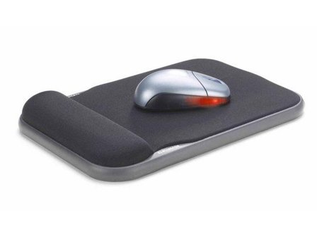 Kensington Sports Contour Gel Mouse Wrist Pad - musematte med håndleddsstøtte