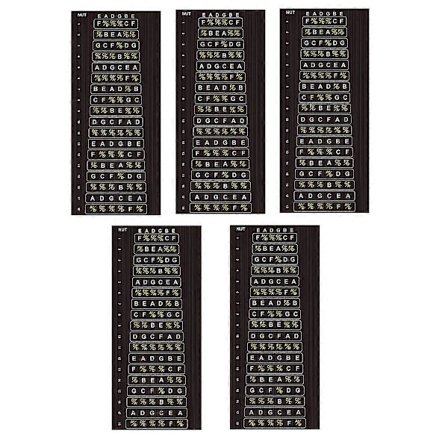 5 kpl Kitara Tarra Kitara Sormipaneeli Nuotti Tarrat Kitara Osat Sormipaneeli Nauha Tarrat 6 Kielinen Gui