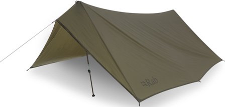 Rab SilTarp Plus Shelter tarppi, oliivinvihreä