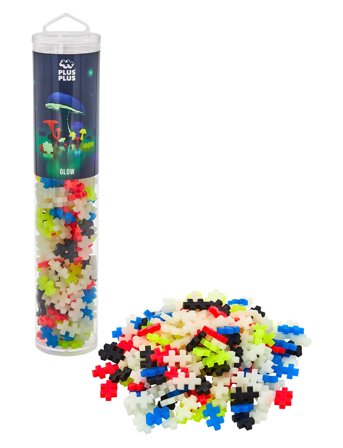 Plus-Plus | Plus-Plus Glow Mix / 240 Pcs Tube | ONE SIZE