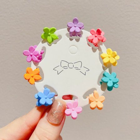 Mini Små Hårklør Hårklemmer BLOMSTER BLOMSTER