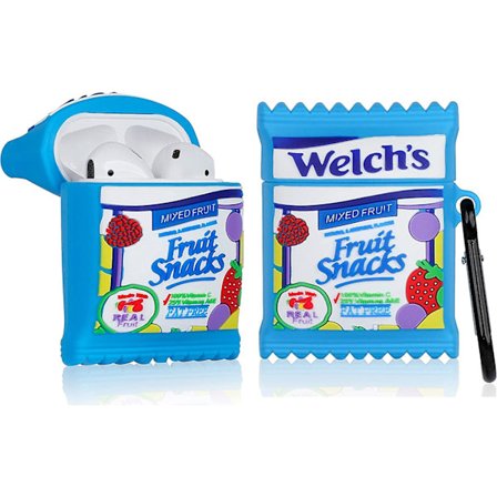 För Airpod 2/1 Fodral Matdesign Omslag För Airpods Silikonfodral Air Pods Söt Rolig Cartoon 3d Kawaii Kul Mjuk Designer Unik Mode Cool Snygg Fo