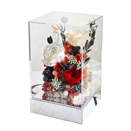 Ikuinen kukkakoriste ruusu kuivatut kukat loma-lahjat