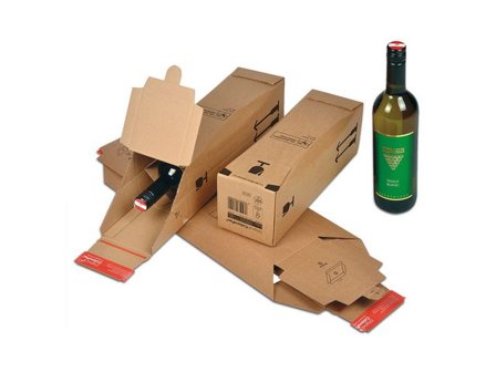 ColomPac Flasklåda 305x74x74mm - Lyreco - Emballage och lagerutrustning - Lådor och well - E-handelslådor