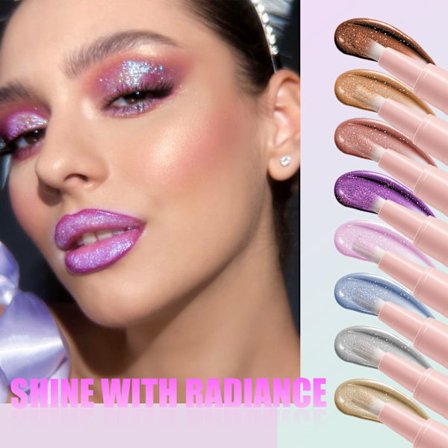 Skinnende flydende øjenskyggepensel Eye Brightening Natural