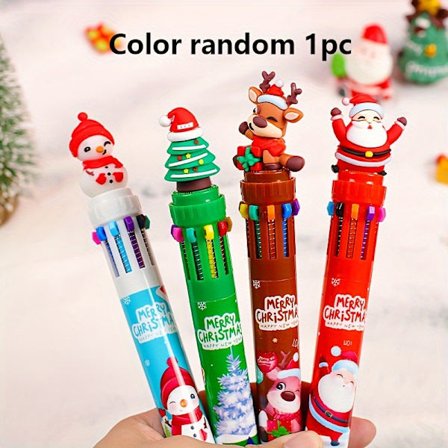 10 Farver Rund Kuglepen Tilfældig