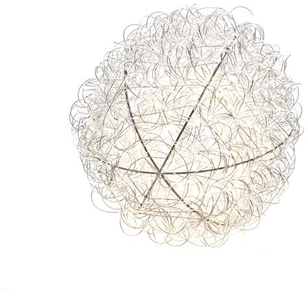 Konstsmide 3515-303 Dekorationsboll silver, varmvit 30 cm, Belysning
