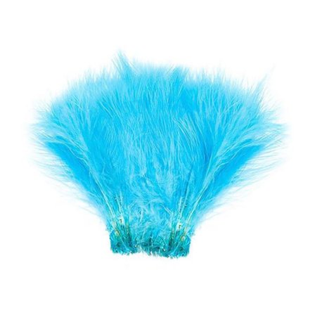Marabou Strung - Fluo. blue