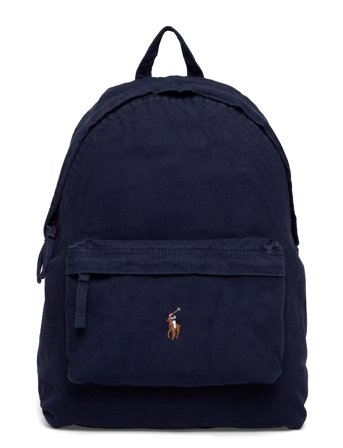 Polo Ralph Lauren Canvas Backpack - Navy - ONE SIZE