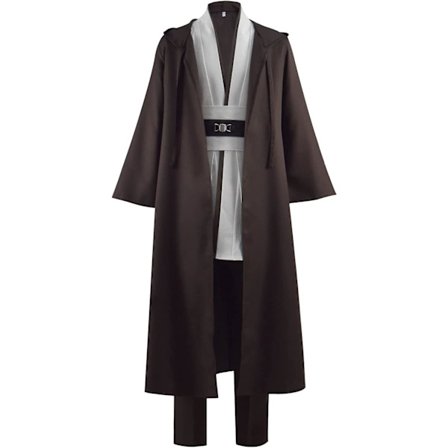 Voksen Tunika Kostume Ridder Hætteklædt Kåbe Tunika Uniform Komplet Sæt Jedi Kostume Mænd S Halloween Cosplay Kappe Dragter