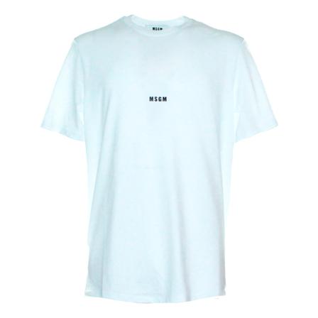 Msgm T-Shirts Blå, Herre