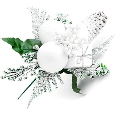 1 stk. fyrretræ dekoration kunstige grene juledekoration jul