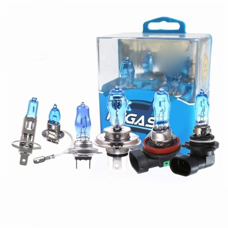 Halogen-ajovalolamppu 100W HOD Valkoinen valo Kvartsi Vaihto auton, auton, kuorma-auton H4