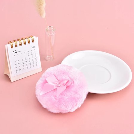 Vacker stor babypuder mjuk smink Puff Rosett Kropp Talk