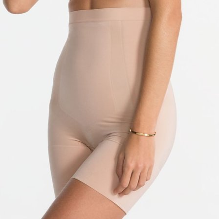 Spanx SPANXsculpt OnCore High-Waisted Mid-Thigh Short Shape Dam Beige L